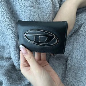 Diesel Black 1DR Bifold Wallet